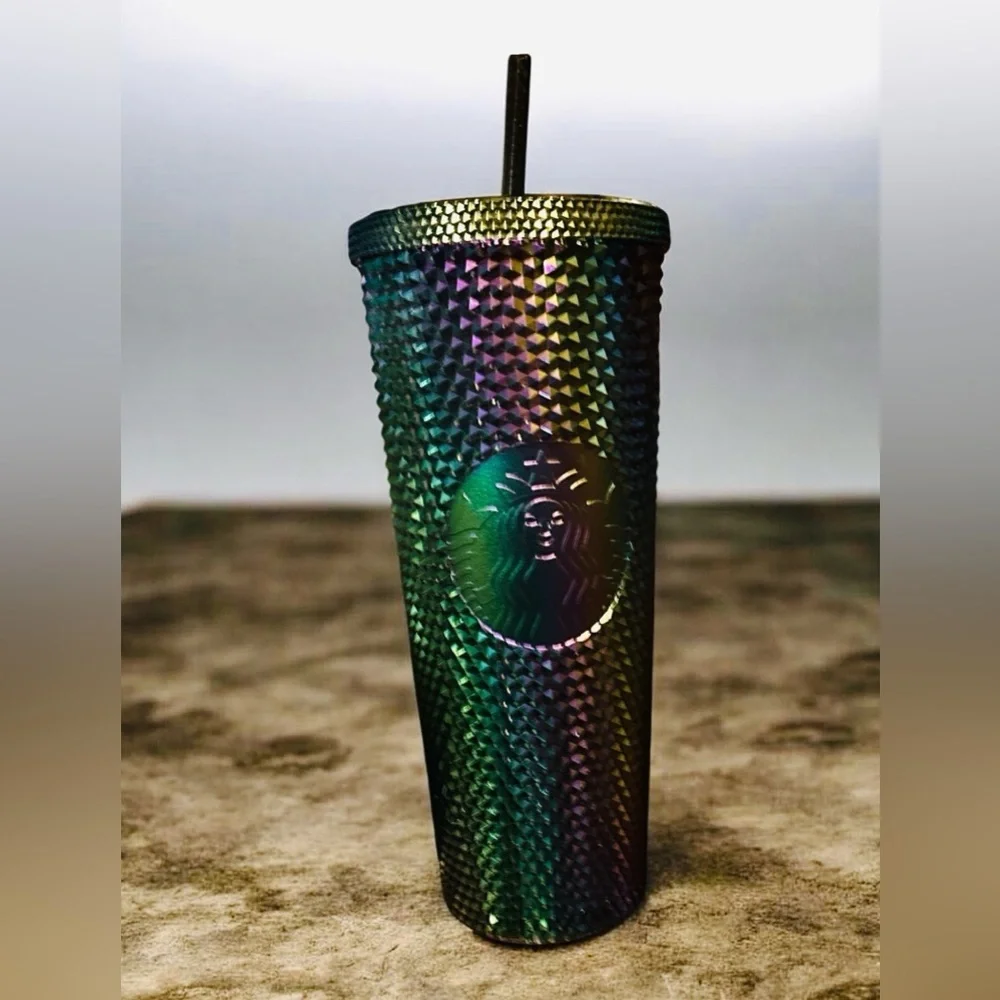 ✨🆕✨Starbucks Halloween 2023 Oil Slick Rainbow Iridescent Venti Tumbler